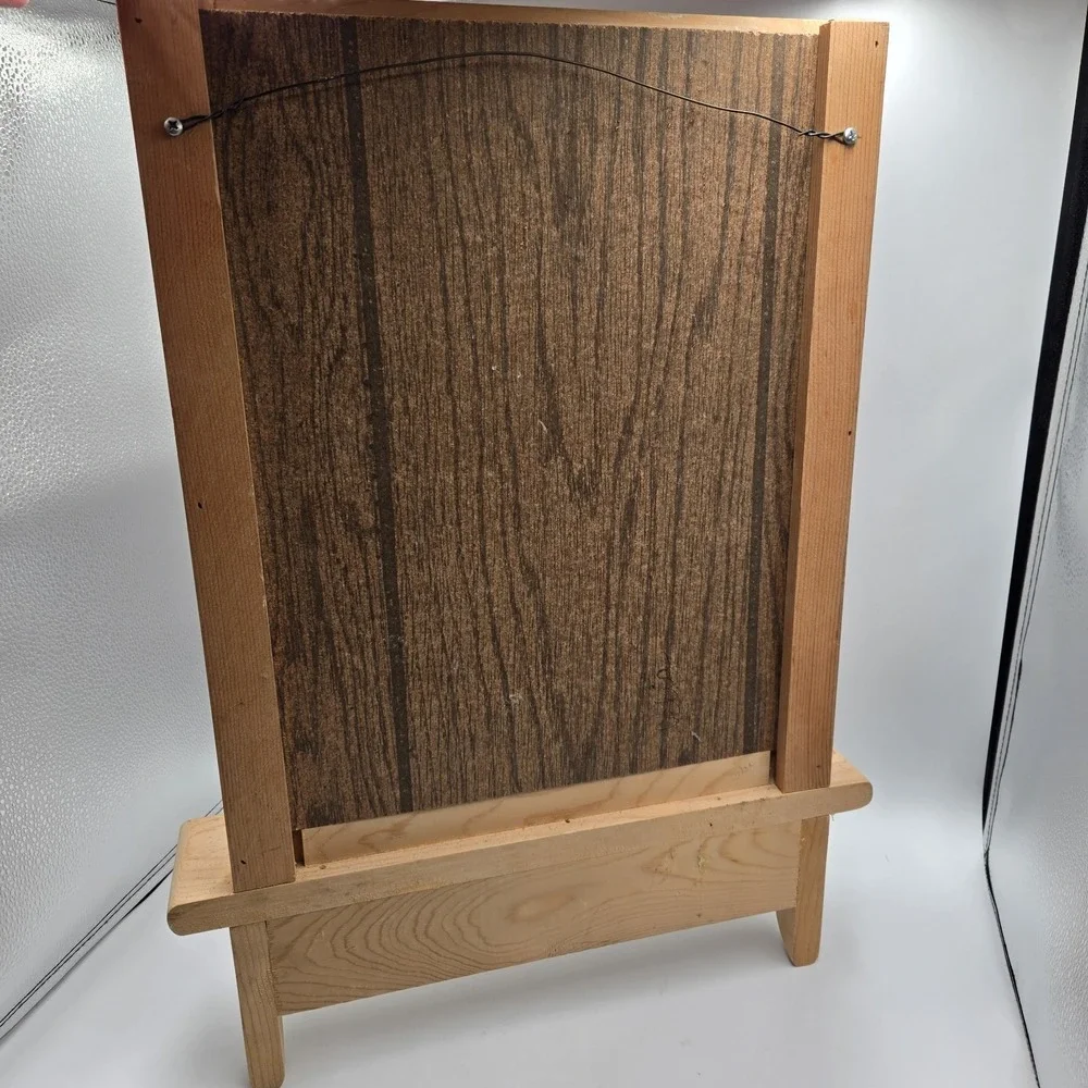 Vtg Home‎ Decor wall mounted wooden rack window Pane Design W Hooks Grandmacore